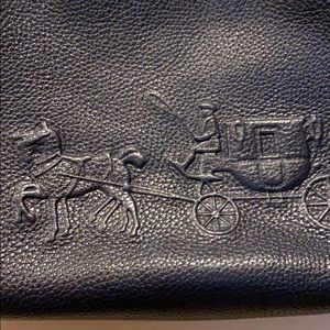 Small Navy Coach shoulder